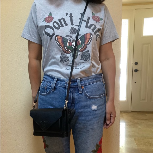 Prada Saffiano leather mini bag - Picture 5 of 7